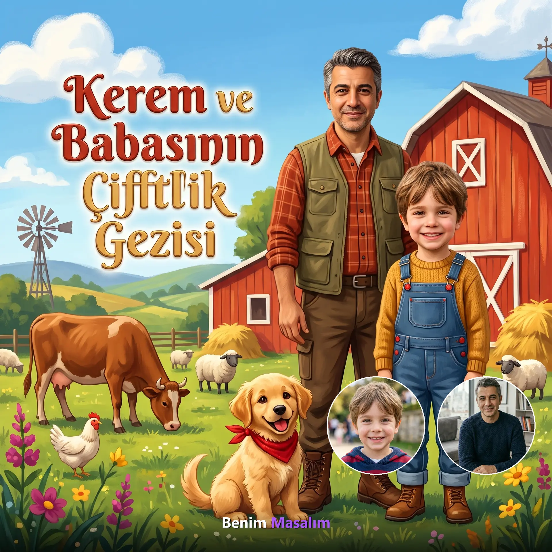 Çiftlik Gezisi - Kişiselleştirilmiş Çocuk Kitabı | Benim Masalım