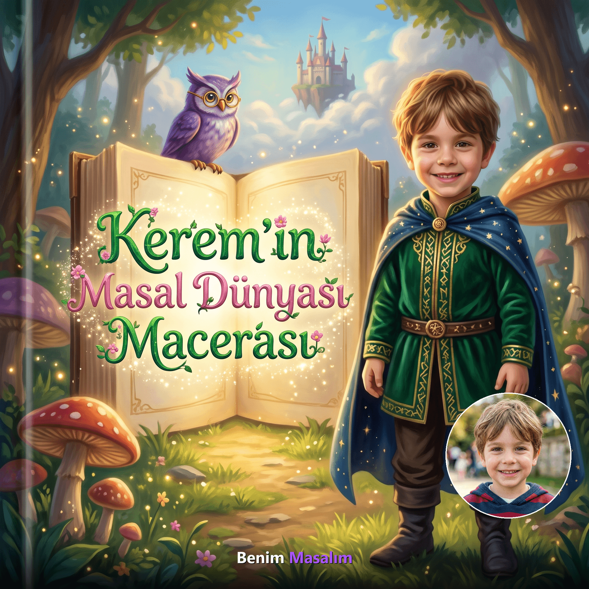 Masal Dünyası: Rüya Anahtarı - Kişiselleştirilmiş Çocuk Kitabı | Benim Masalım