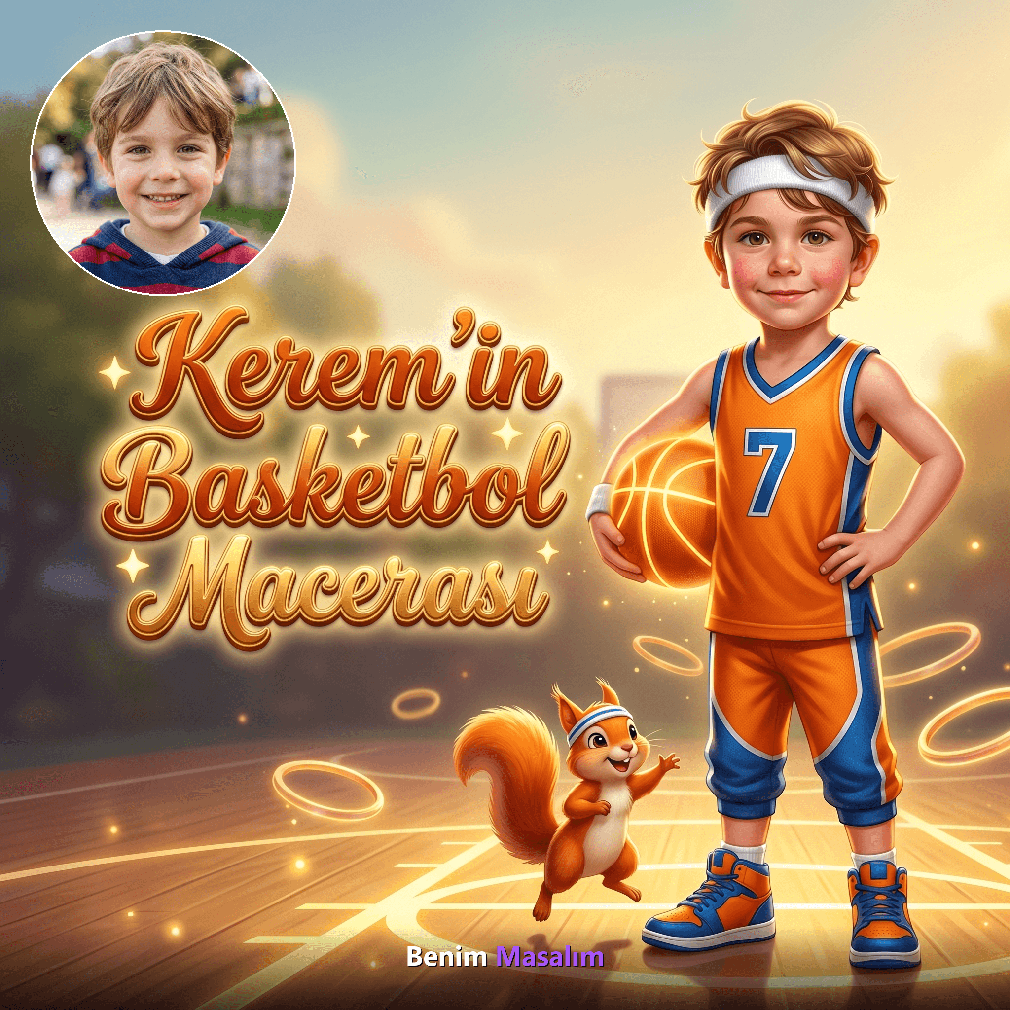 Basketbol Macerası - Kişiselleştirilmiş Çocuk Kitabı | Benim Masalım