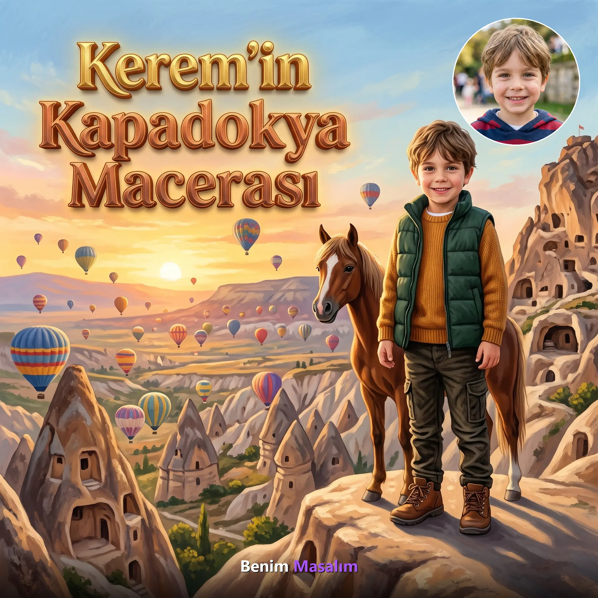 Kapadokya Macerası - Kişiselleştirilmiş Çocuk Kitabı | Benim Masalım