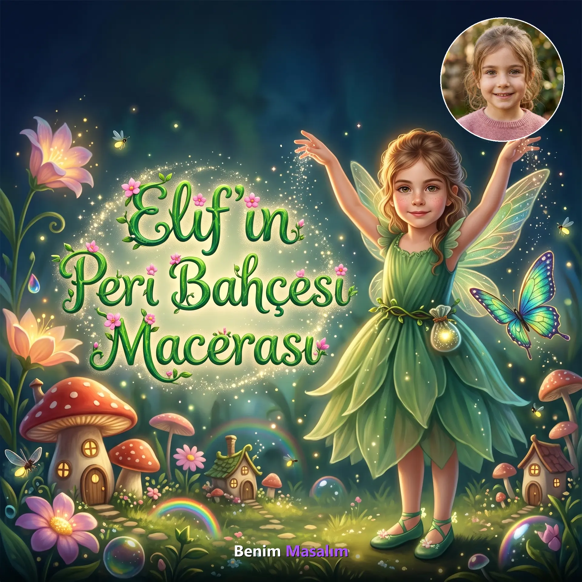 Peri Bahçesi Macerası - Kişiselleştirilmiş Çocuk Kitabı | Benim Masalım