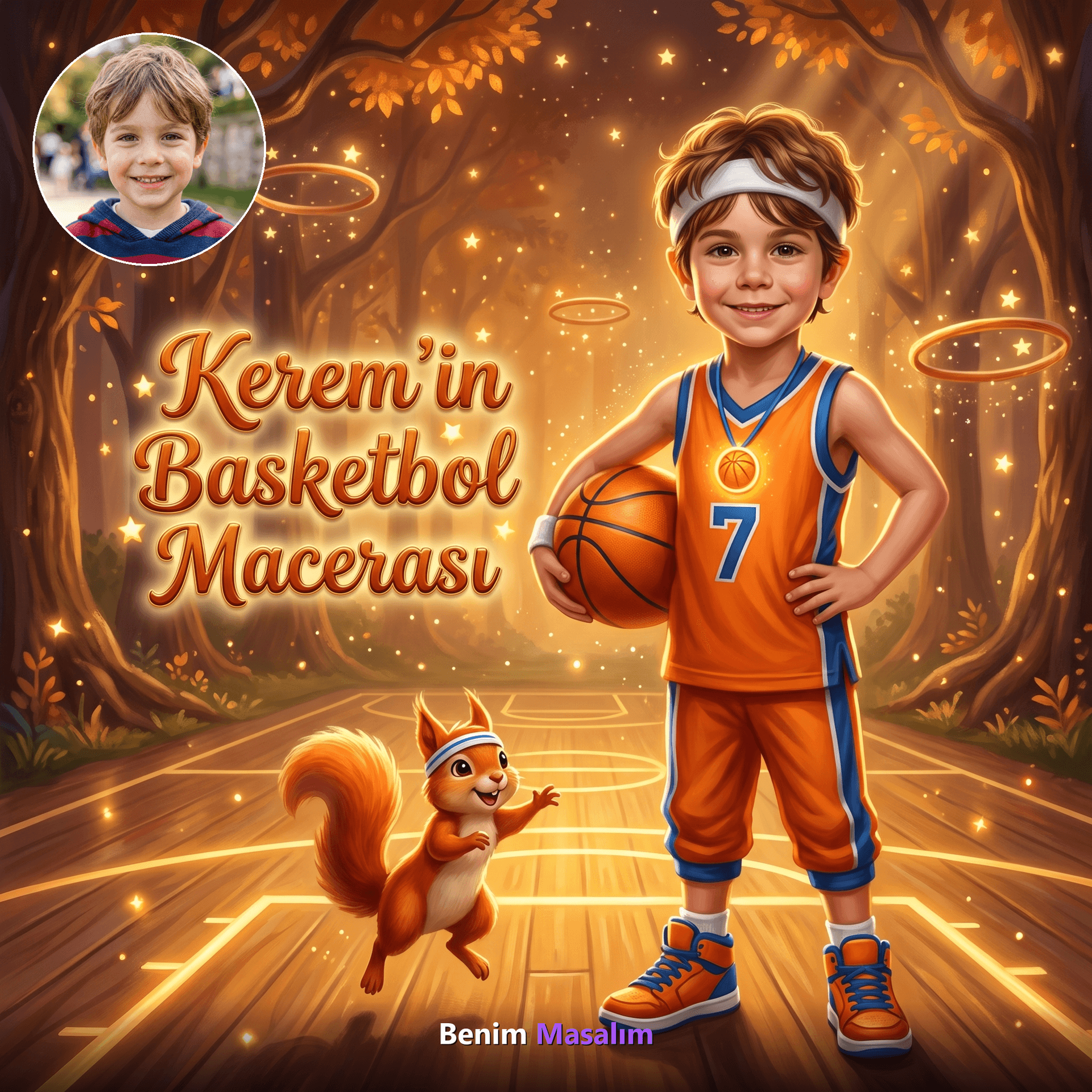 Basketbol Macerası - Kişiselleştirilmiş Çocuk Kitabı | Benim Masalım