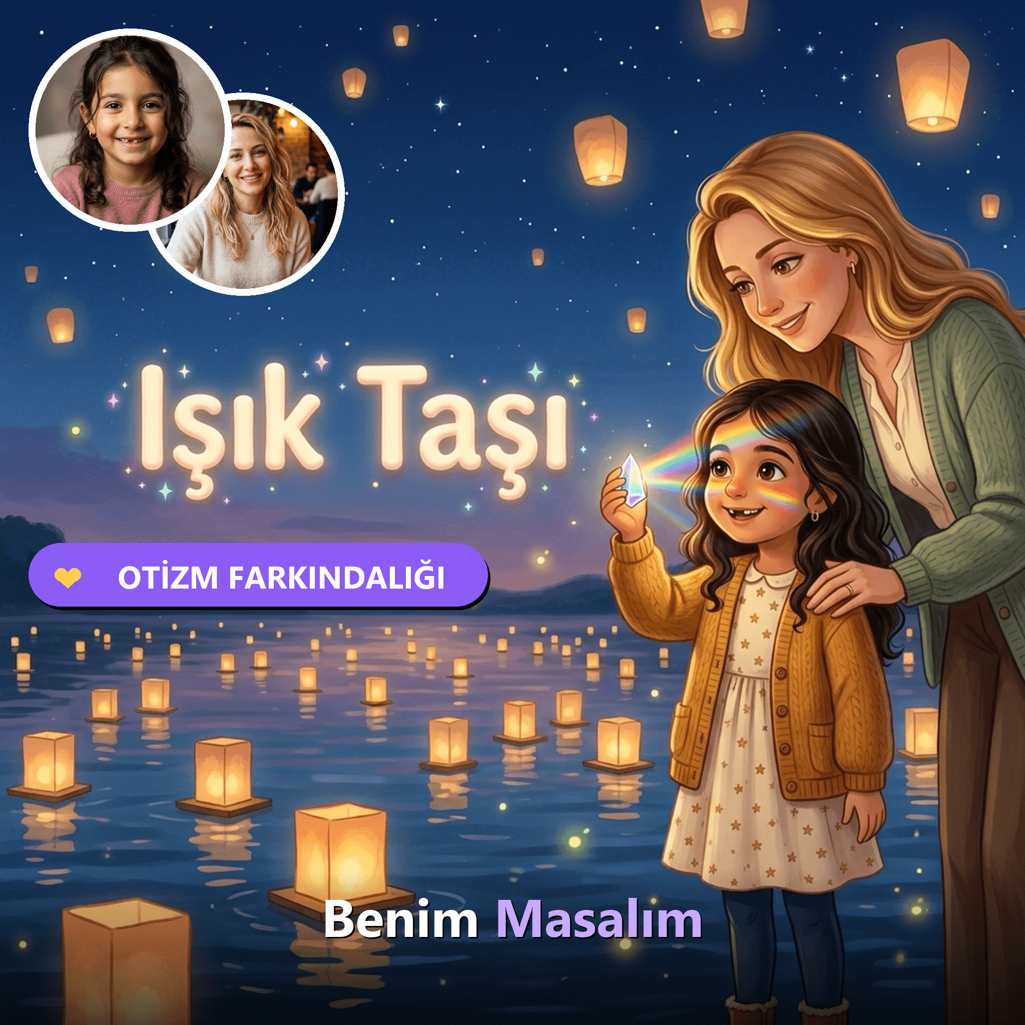 Işık Taşı (Otizm Farkındalığı) - Kişiselleştirilmiş Çocuk Kitabı | Benim Masalım