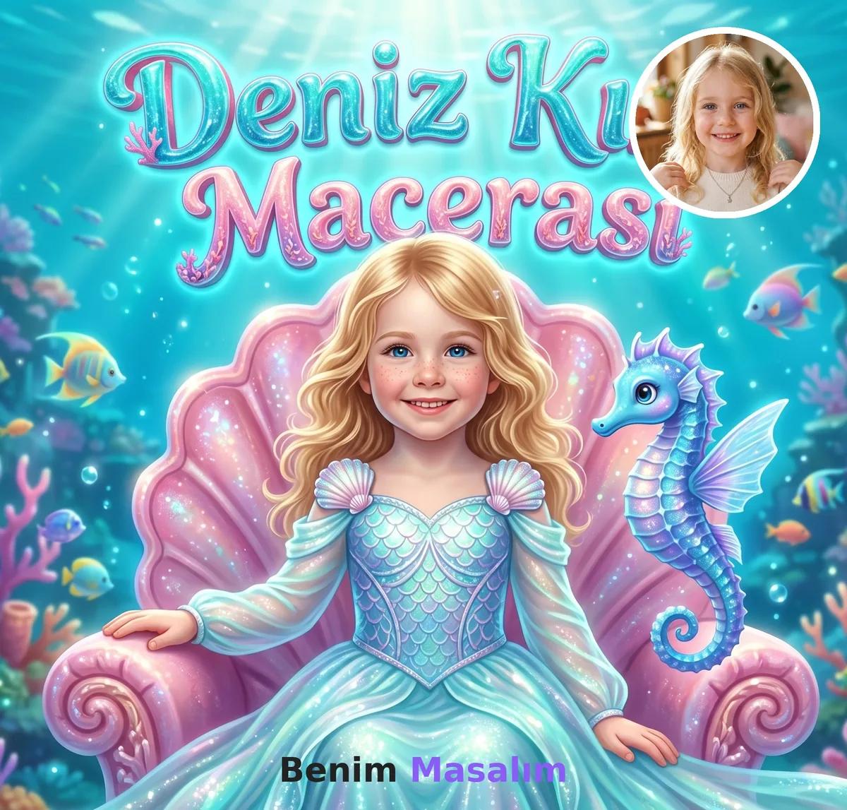 Deniz Kızı Macerası - Kişiselleştirilmiş Çocuk Kitabı | Benim Masalım