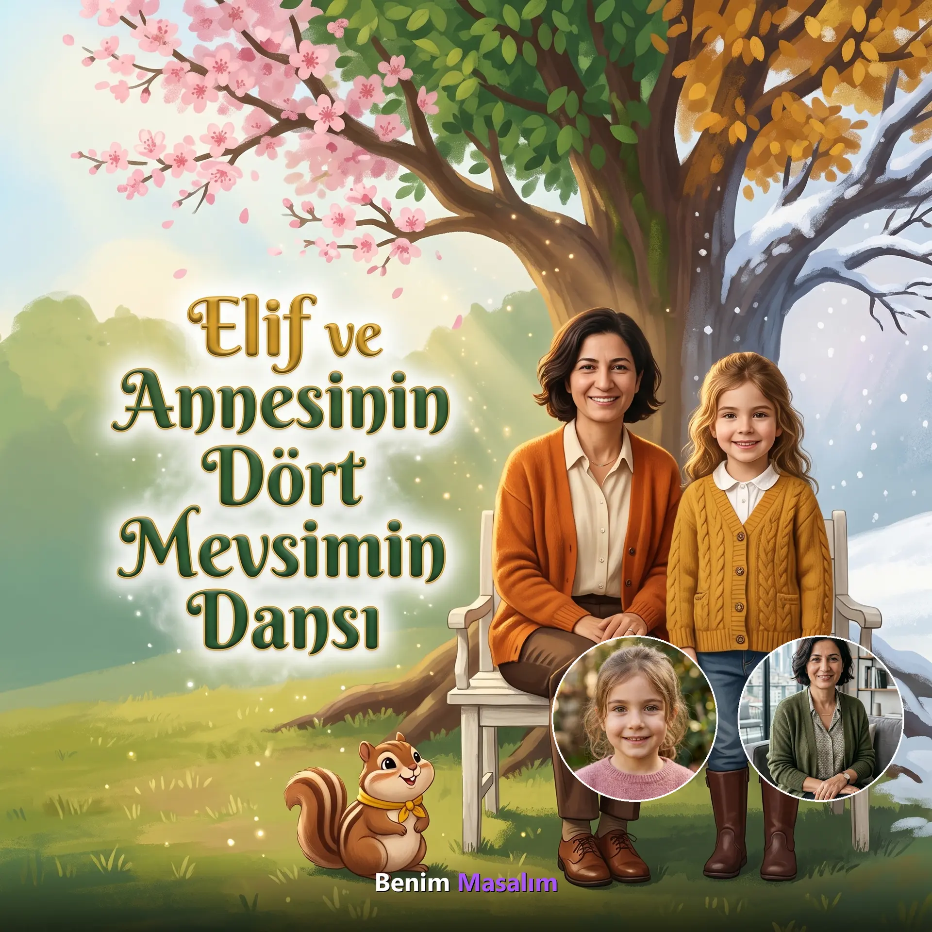 Dört Mevsimin Dansı - Kişiselleştirilmiş Çocuk Kitabı | Benim Masalım