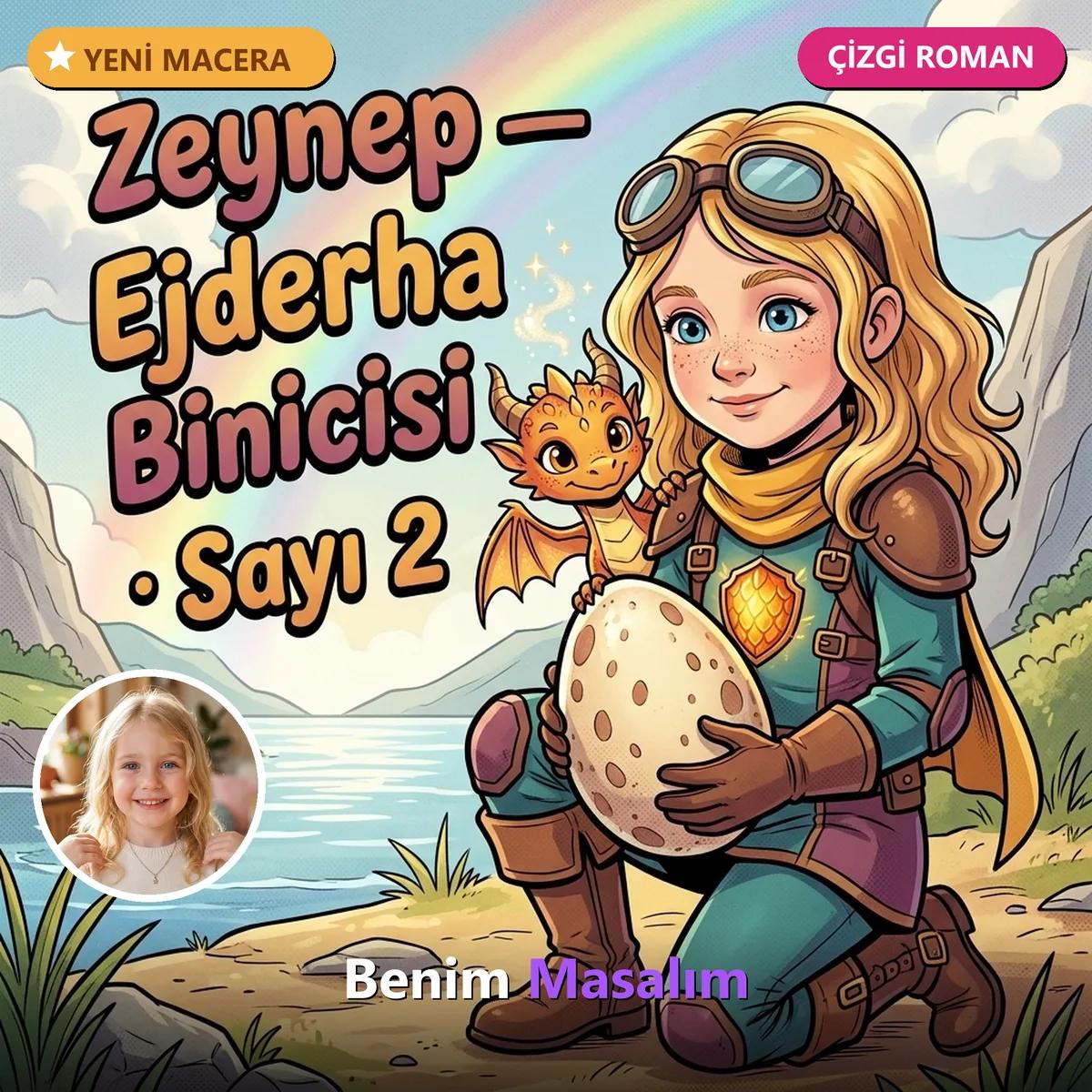 Ejderha Binicisi — Sayı 2 (Çizgi Roman) - Kişiselleştirilmiş Çocuk Kitabı | Benim Masalım