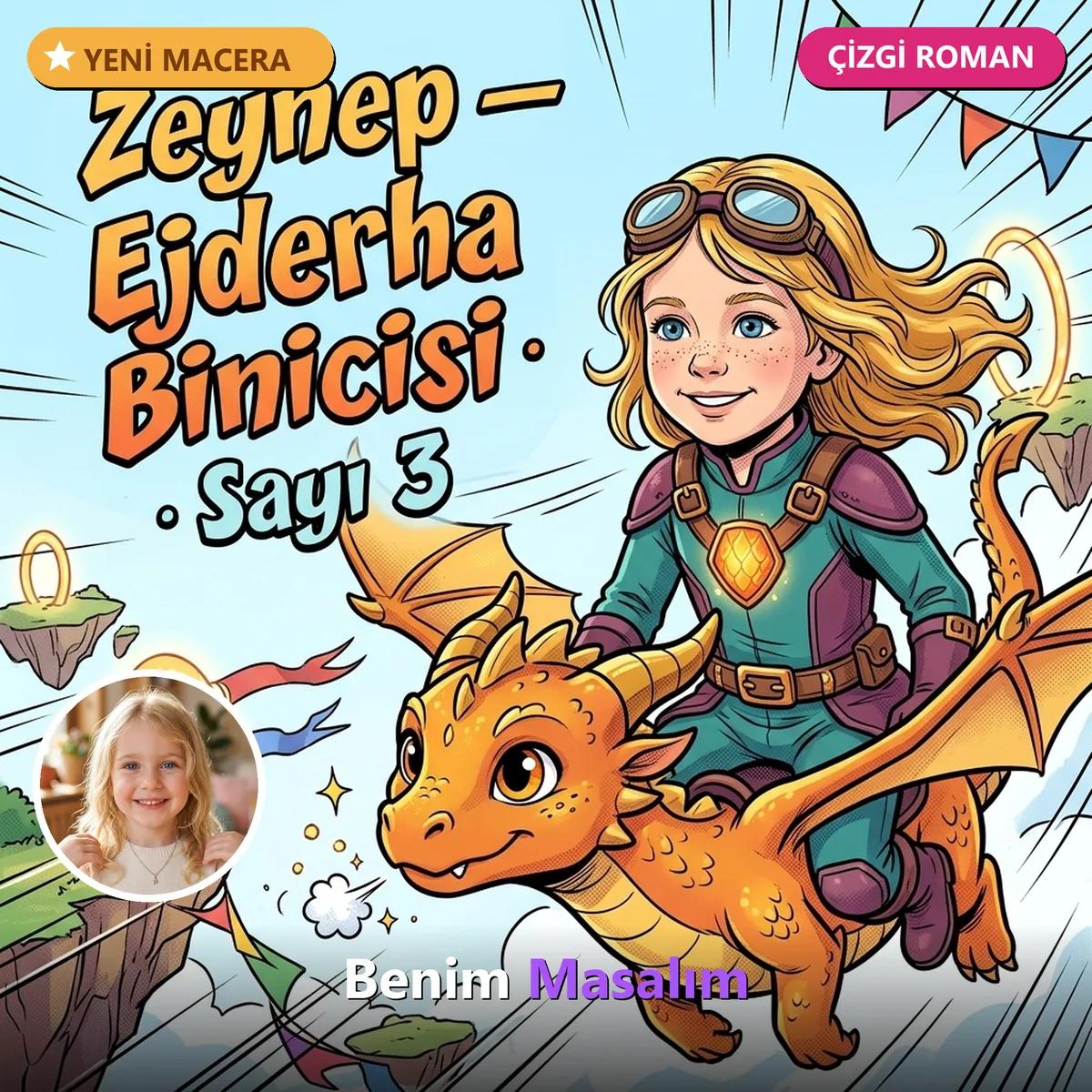 Ejderha Binicisi — Sayı 3 (Çizgi Roman) - Kişiselleştirilmiş Çocuk Kitabı | Benim Masalım