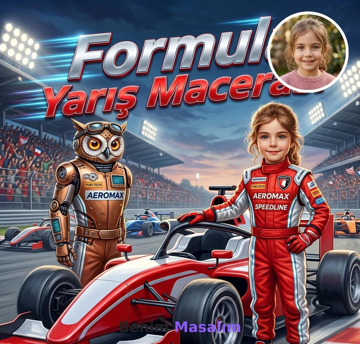 Formula Yarışı Macerası - Kişiselleştirilmiş Çocuk Kitabı | Benim Masalım
