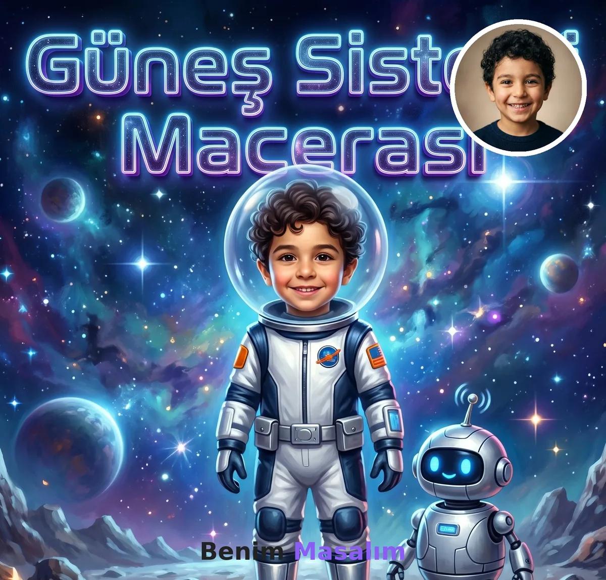 Güneş Sistemi Macerası: Gezegen Kaşifleri - Kişiselleştirilmiş Çocuk Kitabı | Benim Masalım