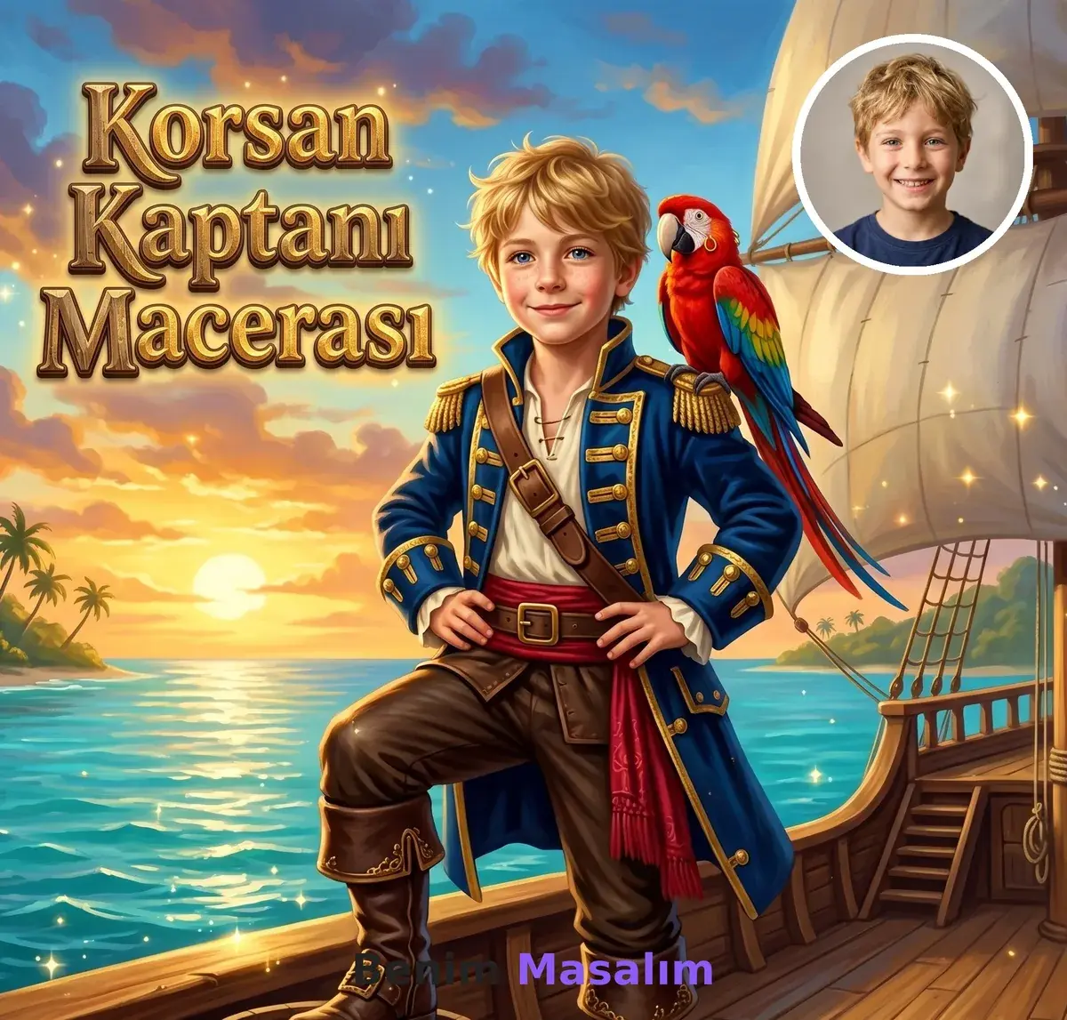 Korsan Kaptanı Macerası - Kişiselleştirilmiş Çocuk Kitabı | Benim Masalım