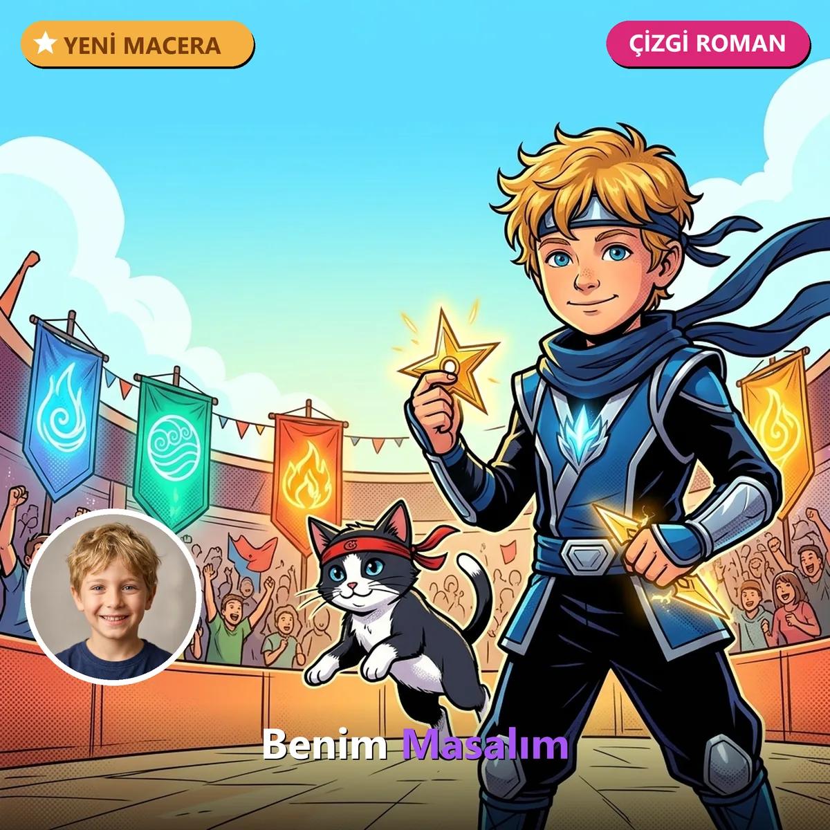 Ninja — Sayı 3 (Çizgi Roman) - Kişiselleştirilmiş Çocuk Kitabı | Benim Masalım