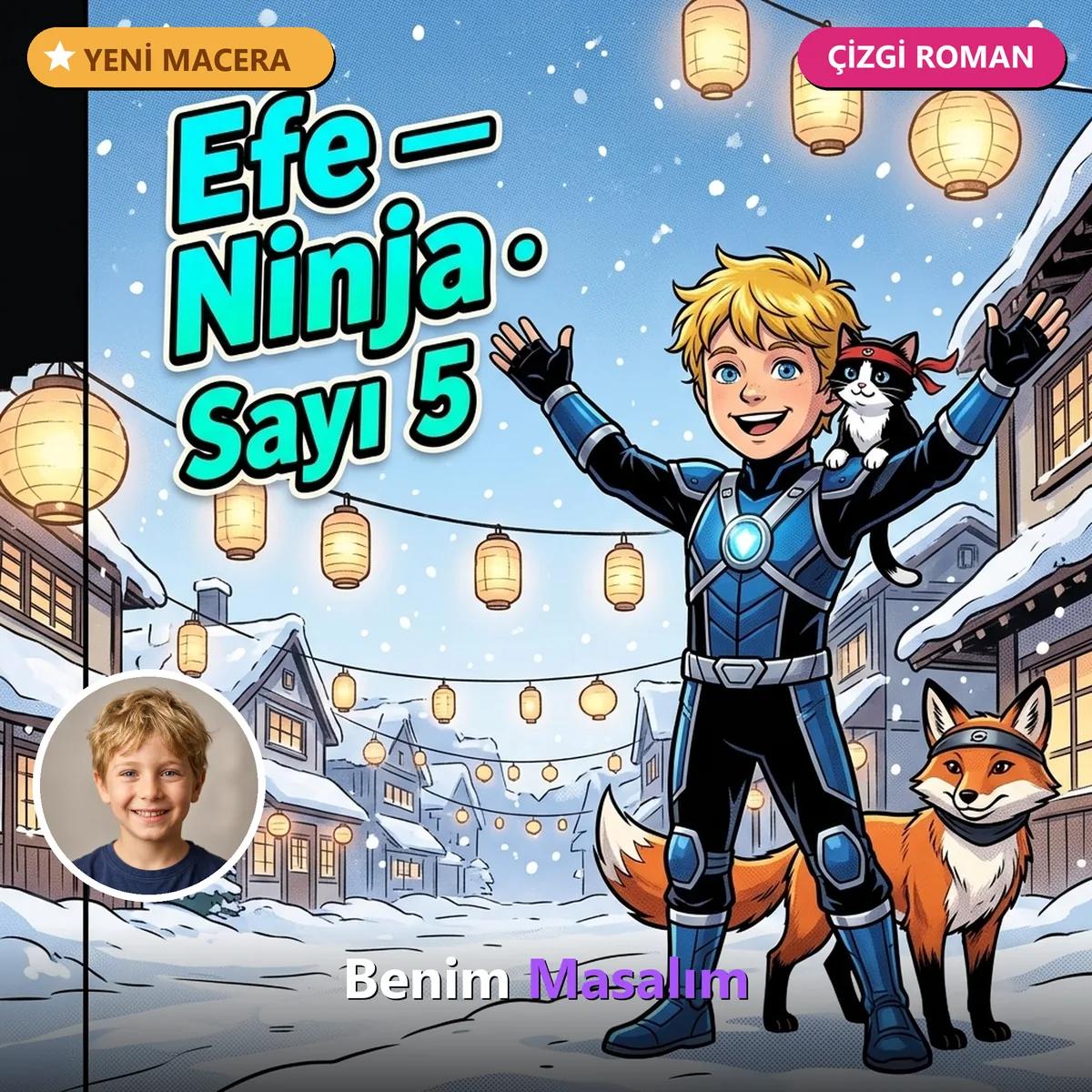 Ninja — Sayı 5 (Çizgi Roman) - Kişiselleştirilmiş Çocuk Kitabı | Benim Masalım