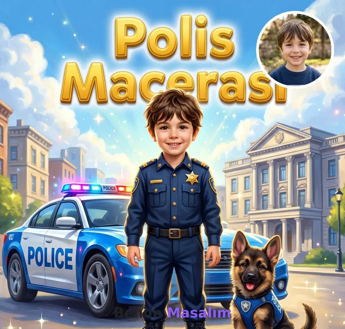 Polis Macerası - Kişiselleştirilmiş Çocuk Kitabı | Benim Masalım