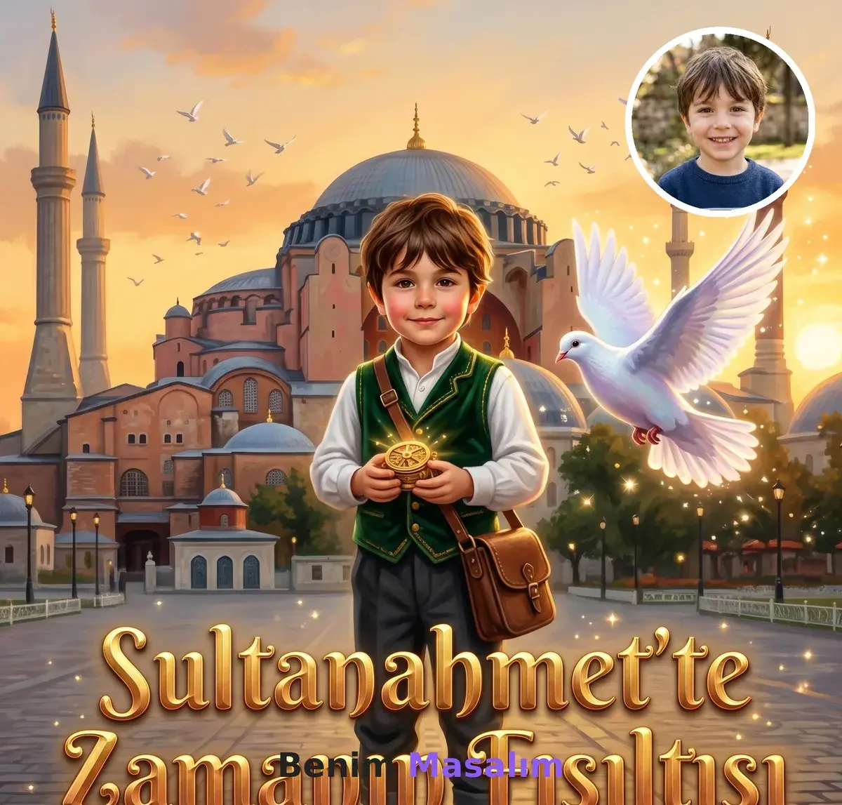 Sultanahmet'te Zamanın Fısıltısı - Kişiselleştirilmiş Çocuk Kitabı | Benim Masalım