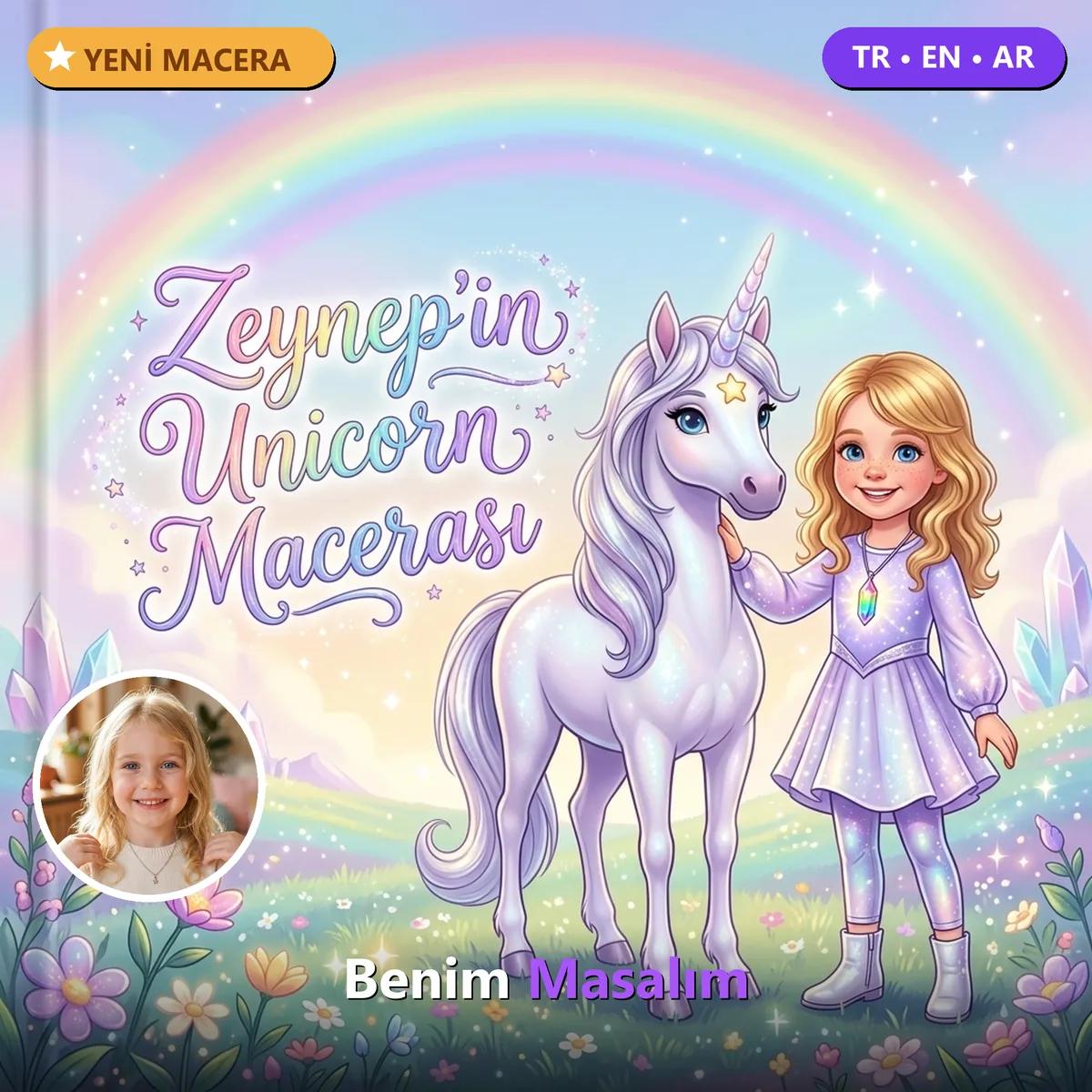 Unicorn Macerası - Kişiselleştirilmiş Çocuk Kitabı | Benim Masalım