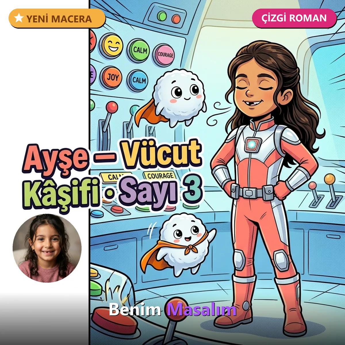 Vücut Kâşifi — Sayı 3 (Çizgi Roman) - Kişiselleştirilmiş Çocuk Kitabı | Benim Masalım