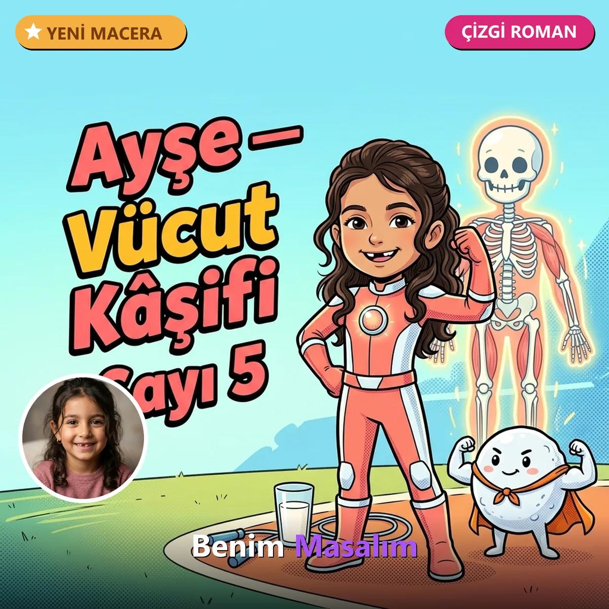 Vücut Kâşifi — Sayı 5 (Çizgi Roman) - Kişiselleştirilmiş Çocuk Kitabı | Benim Masalım
