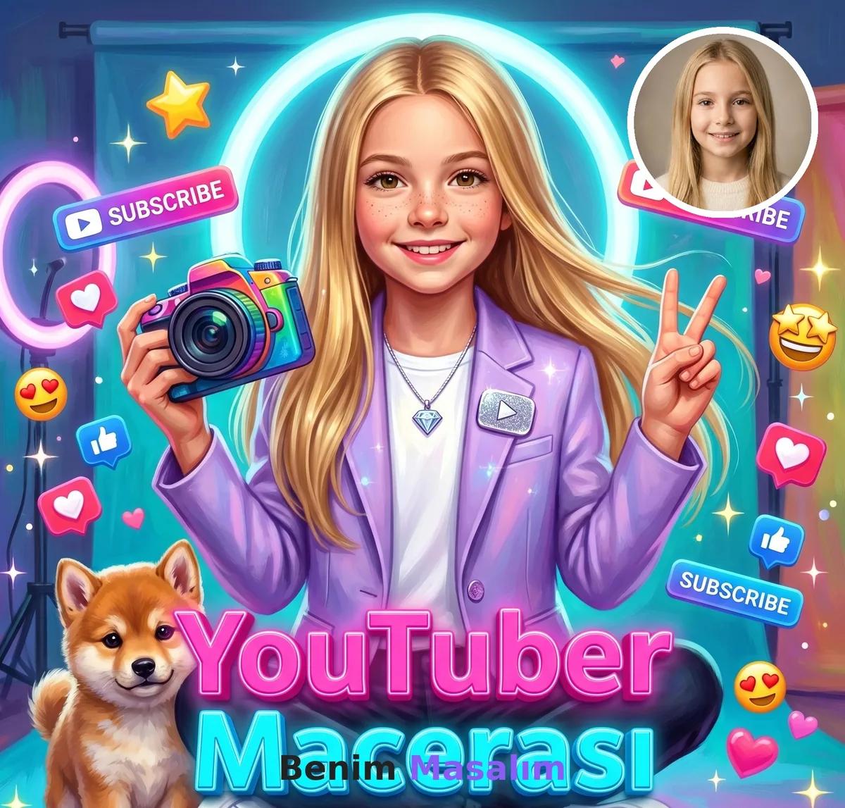 YouTuber Macerası - Kişiselleştirilmiş Çocuk Kitabı | Benim Masalım
