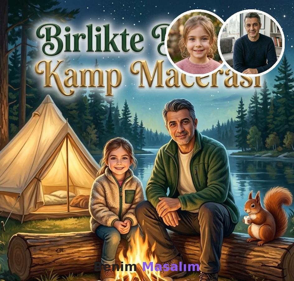 Birlikte Doğada Kamp Macerası - Kişiselleştirilmiş Çocuk Kitabı | Benim Masalım