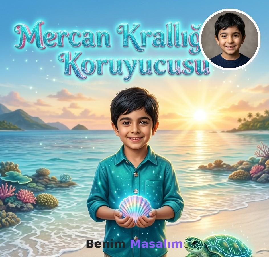 Mercan Krallığı'nın Koruyucusu - Kişiselleştirilmiş Çocuk Kitabı | Benim Masalım