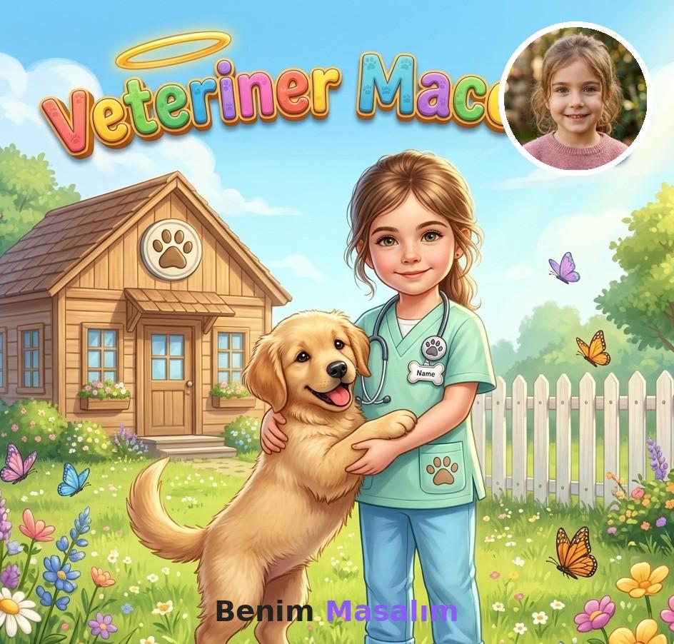 Veteriner Macerası - Kişiselleştirilmiş Çocuk Kitabı | Benim Masalım