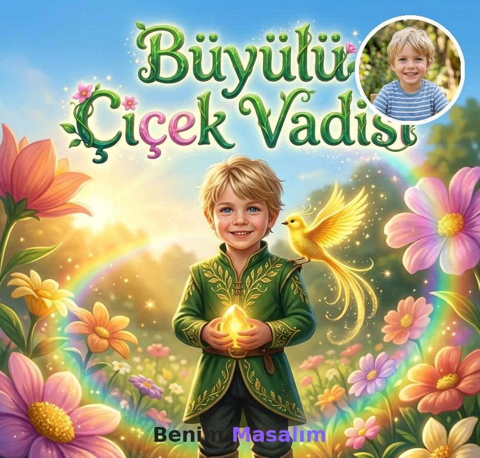 Büyülü Çiçek Vadisi - Kişiselleştirilmiş Çocuk Kitabı | Benim Masalım
