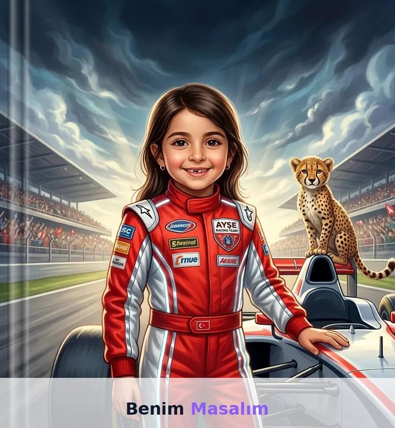 Formula Yarışı Macerası - Kişiselleştirilmiş Çocuk Kitabı | Benim Masalım