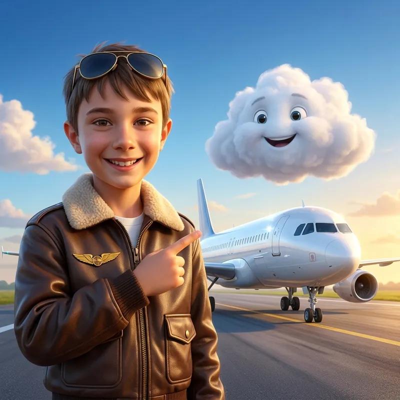 Pilot Macerası - Kişiselleştirilmiş Çocuk Kitabı | Benim Masalım